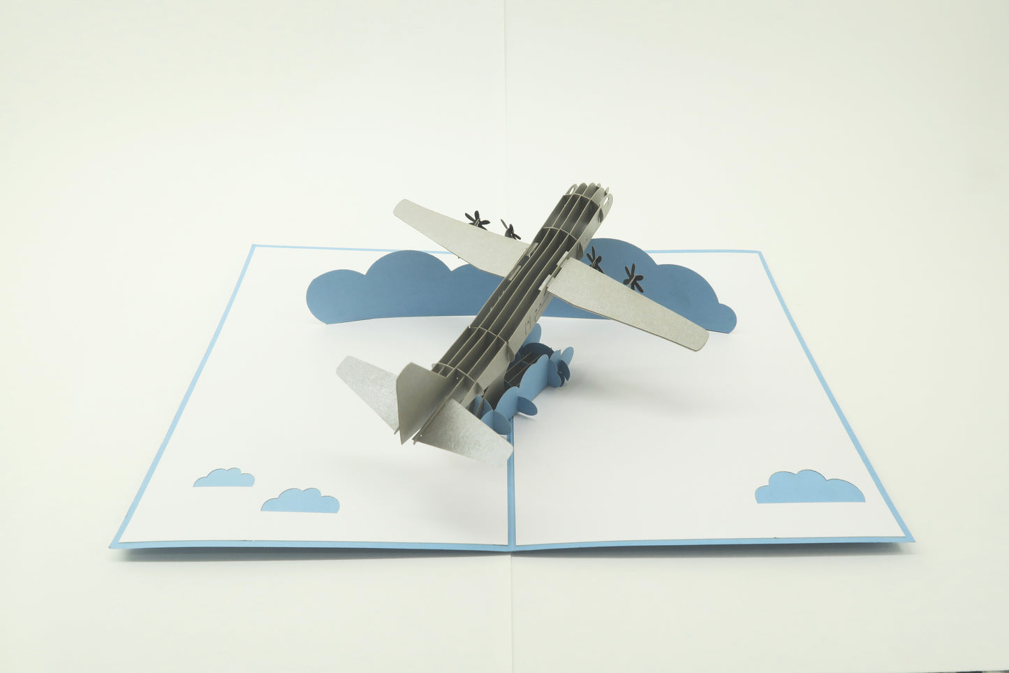 C130 Pop Up 3D Greeting Card