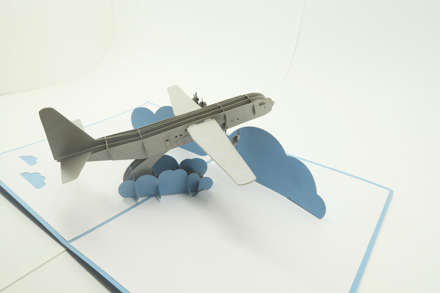 C130 Pop Up 3D Greeting Card