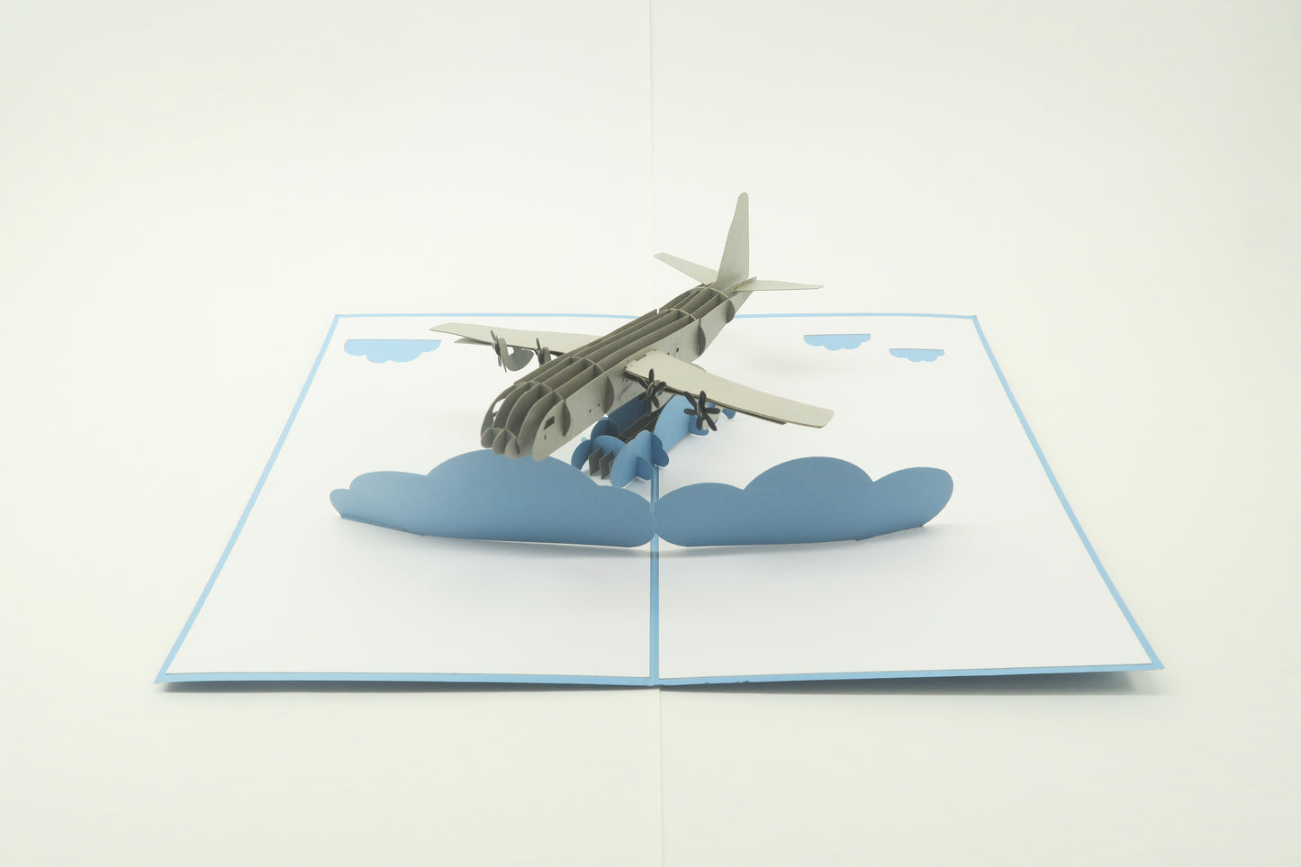 C130 Pop Up 3D Greeting Card