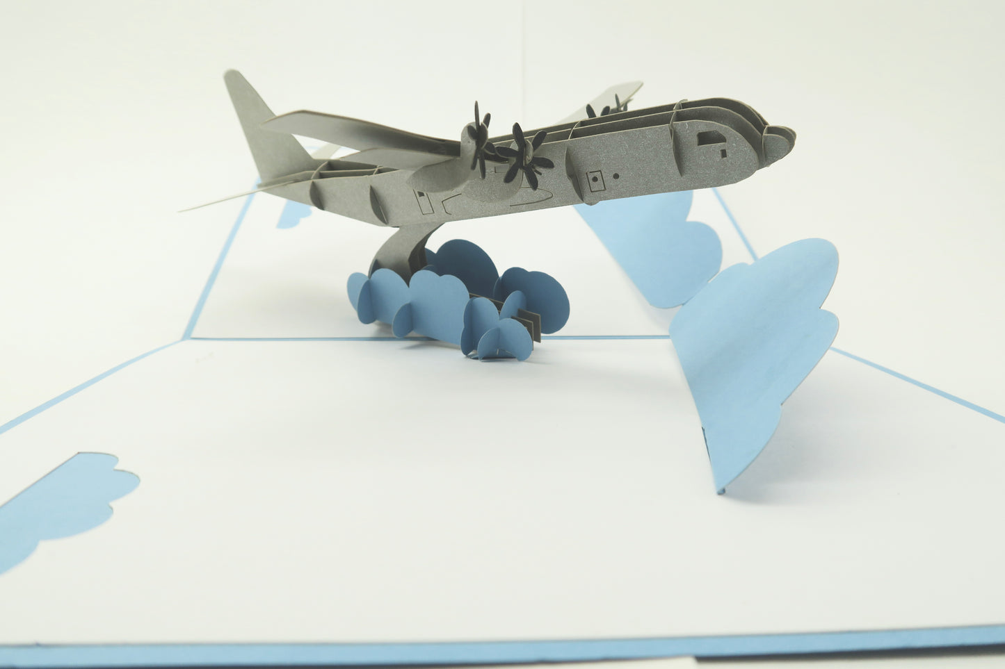 C130 Pop Up 3D Greeting Card
