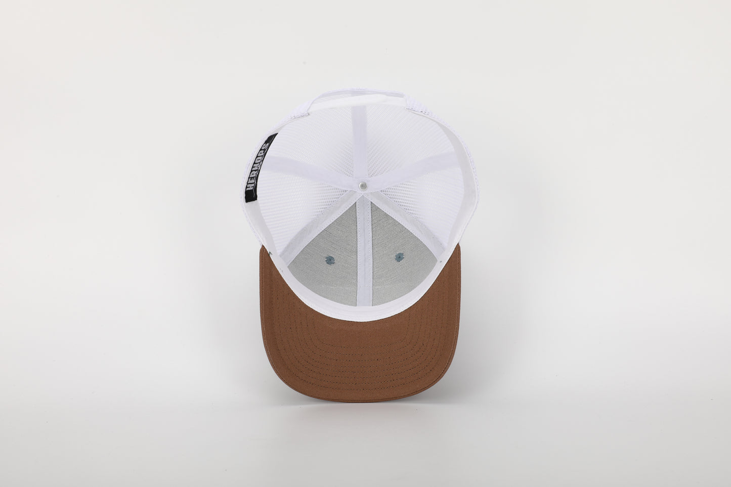 C130 Trucker Hat - 6 Panel Blue/Brown/White - Adult/Youth Sizes