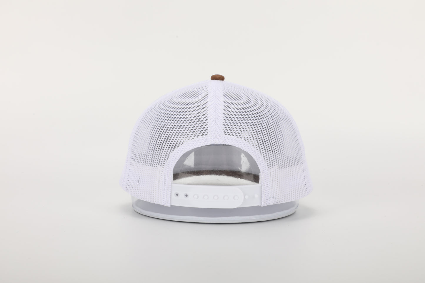 C130 Trucker Hat - 6 Panel Blue/Brown/White - Adult/Youth Sizes