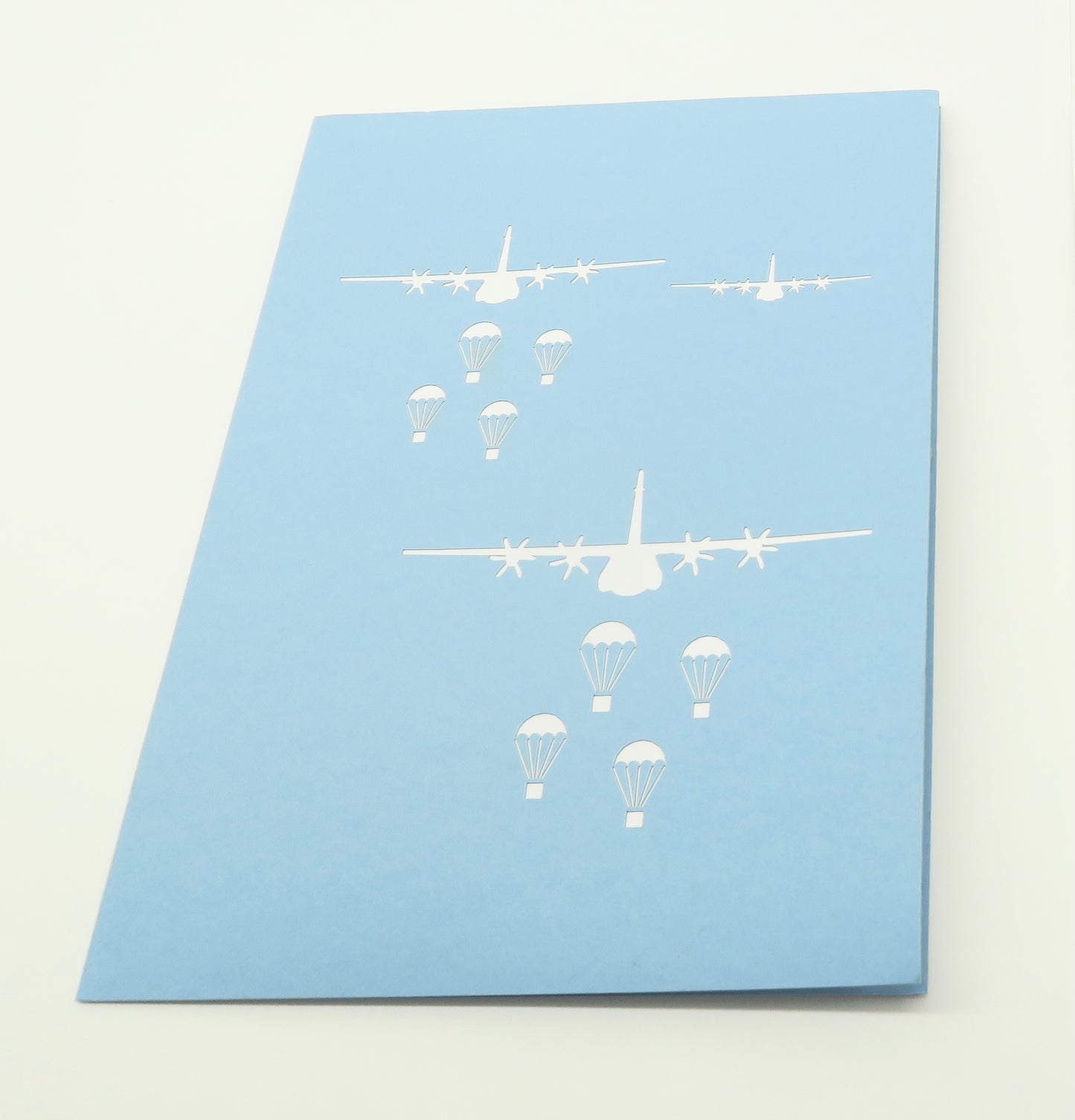 C130 Pop Up 3D Greeting Card