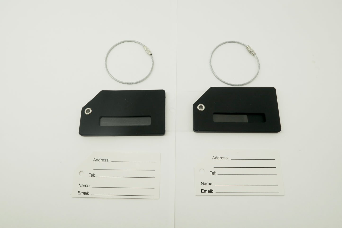 C130H/J Luggage Tag w/ Privacy Cover & Stainless Steel Loop